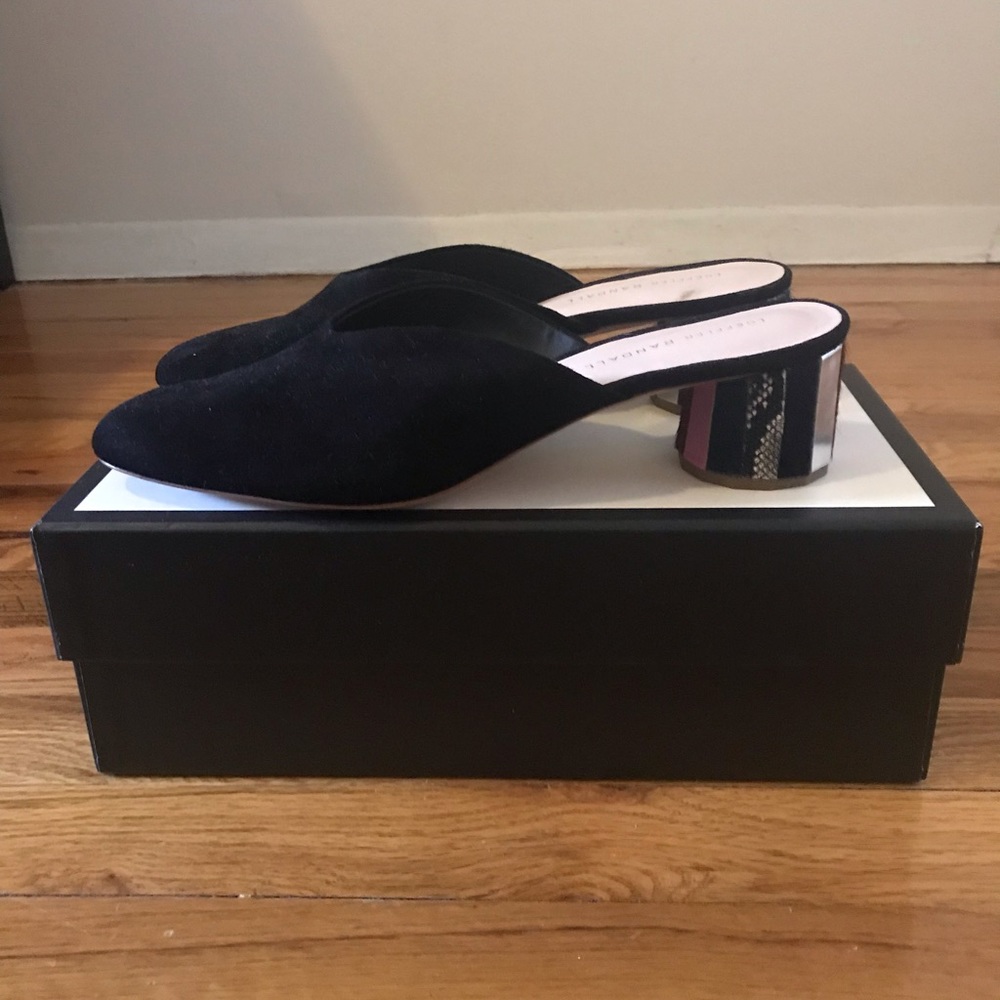 Loeffler Randall mules size 10 barely worn